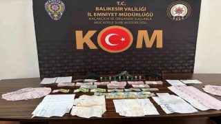 Balıkesir polisinden organize suç örgütü operasyonu