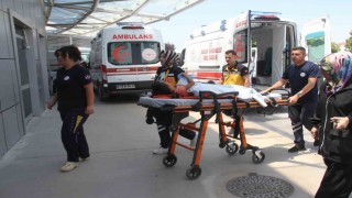 Balkondan düşen çocuk hastanelik oldu