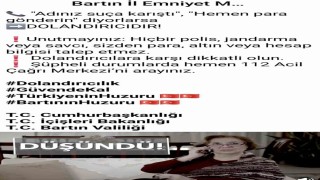 Bartında dolandırıcılara karşı kısa filmle mücadele