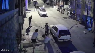 Başakşehirde taşlı-sopalı kavga: O anlar kamerada