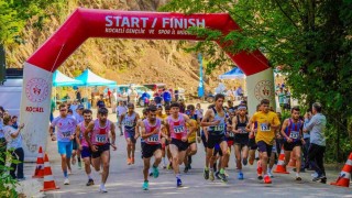 Başiskelede dağ koşusu heyecanı yaşandı