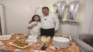 Başkan Akelden minik Buğleme doğum günü sürprizi