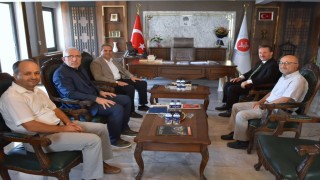 Başkan Aykut Dilsizden Müftü Ahmet Dileke ziyaret