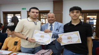 Başkan Balaban şampiyon sporcuları kutladı
