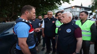 Başkan Bozbeyden yangın bölgesine ziyaret