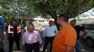 Başkan Büyükkılıç, belediye-hayırsever iş birliği örneği Muhittin Birdal Camii çalışmalarını inceledi