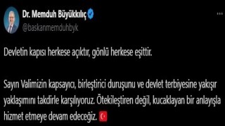 Başkan Büyükkılıç: Devletin gönlü herkese eşittir