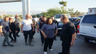 Başkan Çerçioğlu: Tüm kurum ve kuruluşlarla birlikte yangını söndürmeye çalıştık