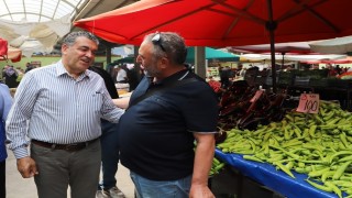 Başkan Demir, Semt pazarını ziyaret etti