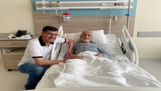 Başkan Kahveciden Süleyman Canana geçmiş olsun ziyareti