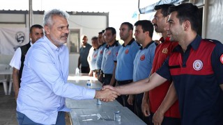 Başkan Öntürk'ten İtfaiye Ekiplerine Teşekkür Ziyareti