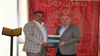 Başkan Pütün ‘Beyağaç Time projelerini Vali Coşkun ve Çavuşoğluna anlattı