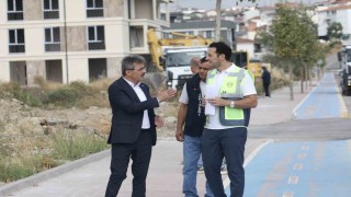 Başkan Şenol Dinç yeni pazar alanını inceledi