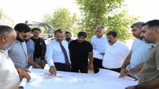 Başkan Şerifoğulları saha çalışmalarını yerinde inceledi