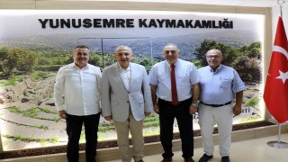 Başkan Yılmaz, Kaymakam Cantürkle buluştu