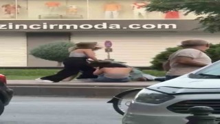 Batmanda 4 kadının saç baş kavgası görüntülendi