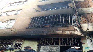 Batmanda Suriyelilerin kaldığı binada yangın