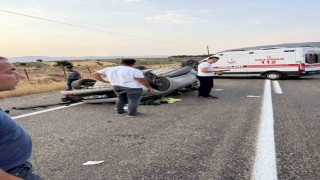 Batmanda takla atan otomobilin sürücüsü ağır yaralandı