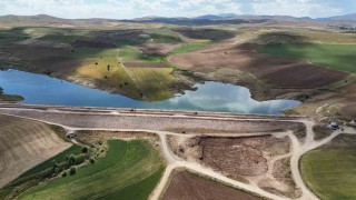 Bayburt Uğrak Göleti inşaatında sona gelindi