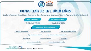 Bayburt Üniversitesinin Purut için başlattığı Coğrafi İşaret Projesine KUDAKAdan destek