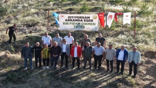 Bayburtta 250 fidan toprakla buluşturuldu