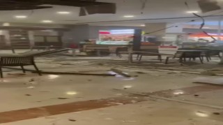 Beylikdüzünde AVMnin yemek katının asma tavanı çöktü