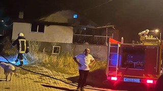 Beyşehirde ev yangını korkuttu
