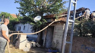 Beyşehirde korkutan ev yangını
