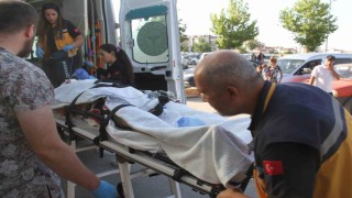 Beyşehirde otomobilin çarptığı bisikletli ağır yaralandı