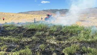 Biçerdöver ile hasatta yangın kontrolü uyarısı