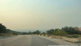 Bilecik yangınının dumanı Eskişehire ulaştı