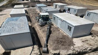 Bilecikte yangın sonrası konteyner kentler kuruluyor