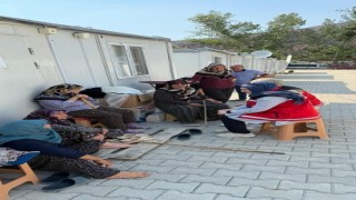 Bilecikte yangın zedelere psikososyal destek ziyareti