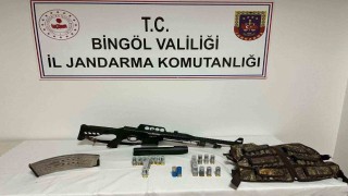 Bingölde 2 adet tüfek ele geçirildi