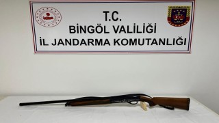 Bingölde 4 adet ruhsatsız silah ele geçirildi