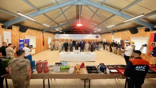 Bingölde arama ve kurtarma ekipmanları jandarmaya teslim edildi