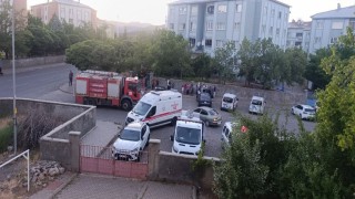 Bingölde bina yangını