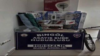 Bingölde çaldığı ürünleri internet üzerinden satan şüpheli tutuklandı