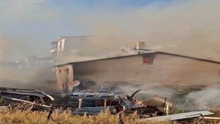 Bingölde korkutan çatı yangını