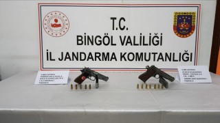 Bingölde ruhsatsız silah operasyonu