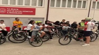 Bisiklet etkinliği Bilecikte yoğun ilgi gördü