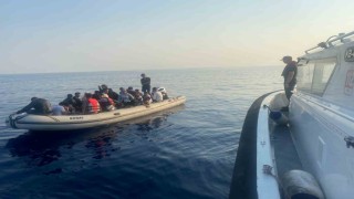 Bodrum açıklarında 37 düzensiz göçmen kurtarıldı