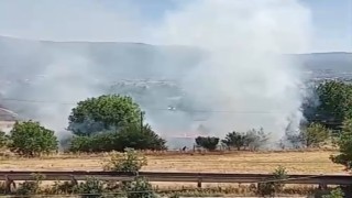 Boluda anız yangını korkuttu