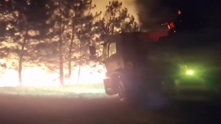 Boluda örtü yangını ormana sıçramadan söndürüldü