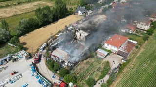 Boludaki fabrika yangını kontrol altına alındı