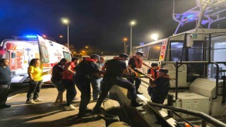 Bozcaadada rahatsızlanan vatandaş tahliye edildi