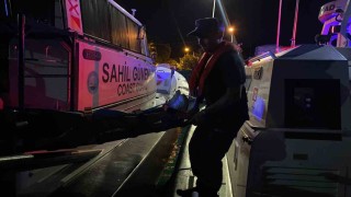 Bozcaadada trafik kazasında yaralanan vatandaşın tıbbi tahliyesi Sahil Güvenlik ekiplerince gerçekleştirildi