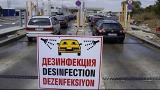 Bulgaristana açılan sınır kapılarında dezenfeksiyon ücreti kaldırıldı