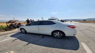 Burdur-Fethiye kara yolunda traktör ile otomobil çarpıştı: 5 yaralı