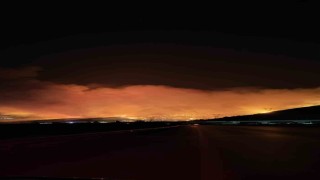 Bursa-Ankara otobanı yangın sebebiyle trafiğe kapatıldı